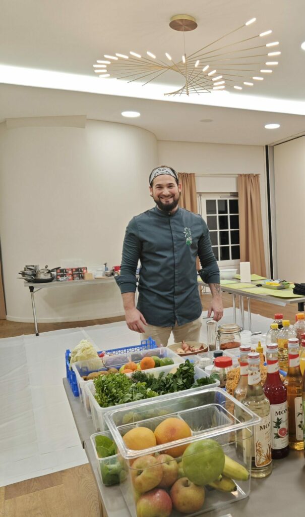 Le Chef Lignier présente son atelier cuisine près de Strasbourg